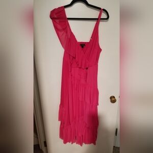 Torrid Pink Ruffle Dress Size 1